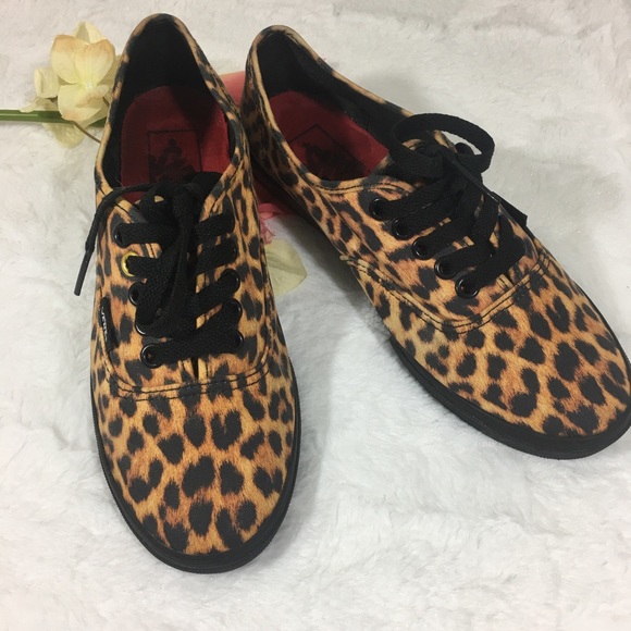 leopard print vans size 6